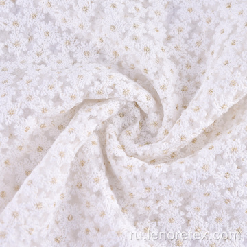 Вязание 100% полиэстер цветка вышивка тюль ткань